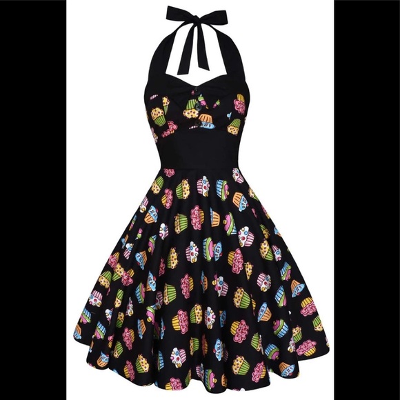 Dresses & Skirts - SOLD Cupcake Haulter Neck Dress